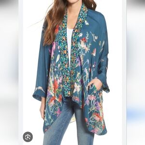Johnny Was Summer Paisley Kimono size 2X in EUC